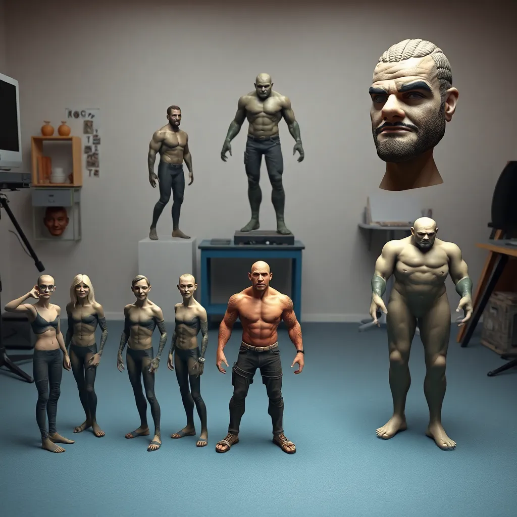 Progresión de trabajos desde estudiante hasta profesional en diseño 3D