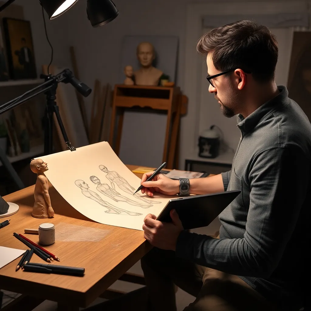 Comparativa de software de modelado 3D en pantallas de estudio